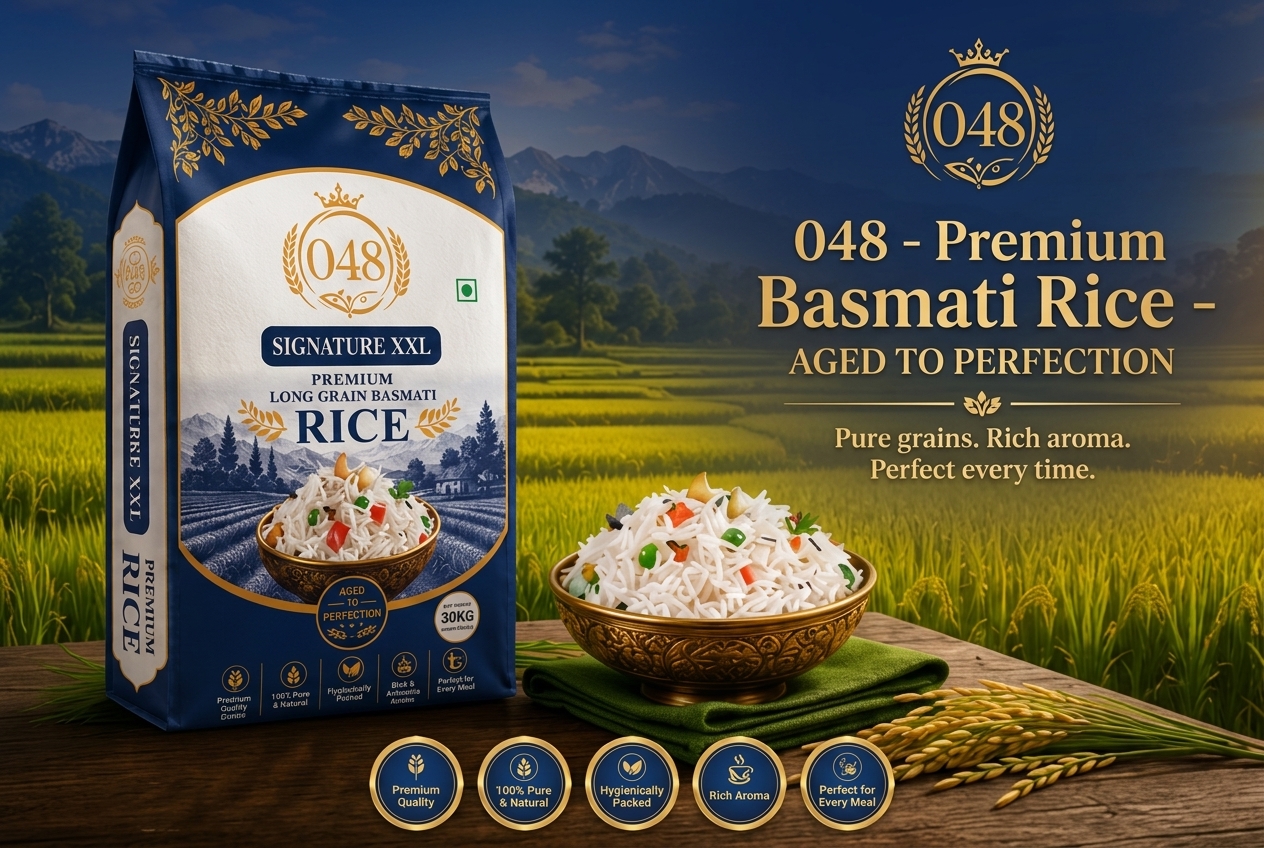 048 SIGNATURE XXL premium rice campaign